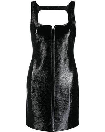 Courreges Mouwloze Mini-jurk - Zwart