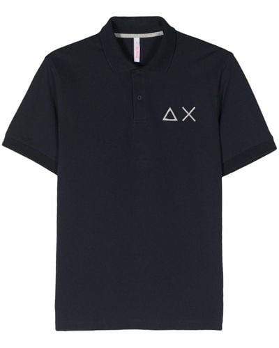 Sun 68 Maxi Ax Polo Shirt - Blue