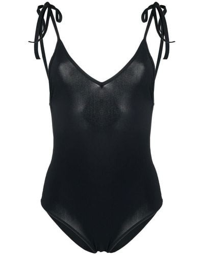 Isabel Marant Swan Swimsuit - Black