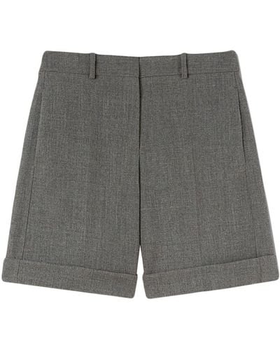 Jil Sander Tailored Wool Shorts - Gray