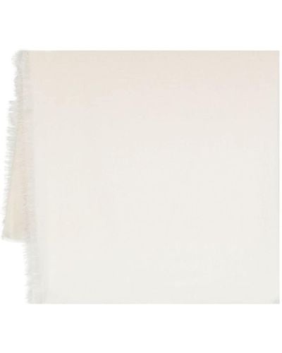 Max Mara Ombré cashmere scarf - Bianco