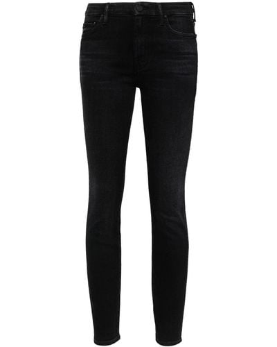 Mother Looker High-rise Skinny Jeans - White