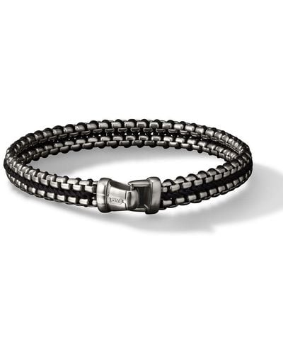 David Yurman Woven Box Chain Bracelet - Metallic