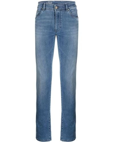 PT Torino Jeans skinny con applicazione logo - Blu