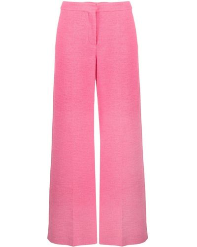 Moschino Straight-leg Bouclé Pants - Pink