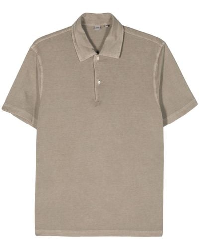 Aspesi Button-up Cotton Polo Shirt - Natural