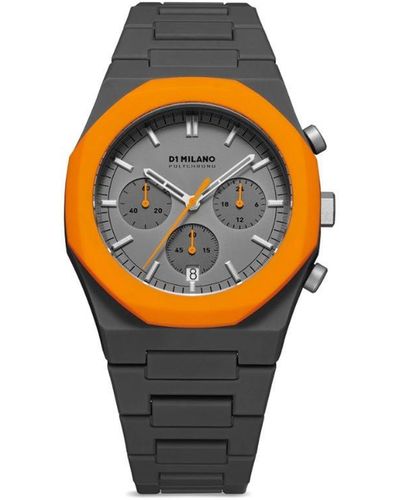 D1 Milano ポリクロノ 40.5mm 腕時計 - オレンジ
