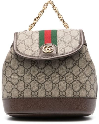 Gucci Mini Ophidia Backpack - Grey