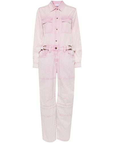Pinko Barcis faded-effect jumpsuit - Rosa