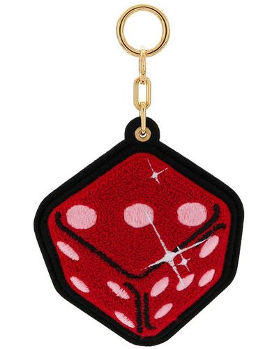 Chaos Dice Keyring - Red
