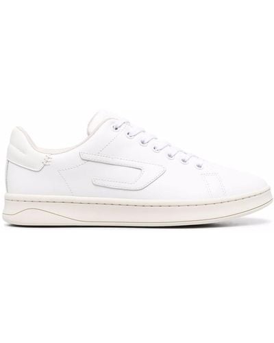 DIESEL S-athene Low W Logo-appliqué Sneakers - White