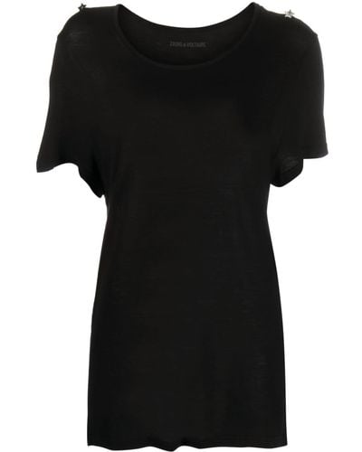 Zadig & Voltaire Star-embellished Top - Black