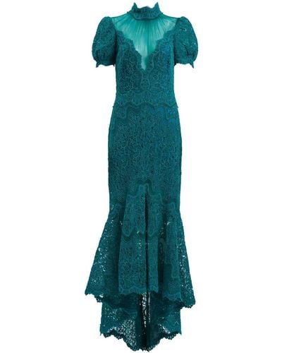 Tadashi Shoji Covina Embroidered Dress - Green