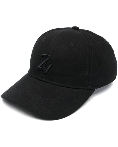 Zadig & Voltaire Gorra con logo bordado - Negro