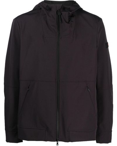 Peuterey Jacket With Logo - Black