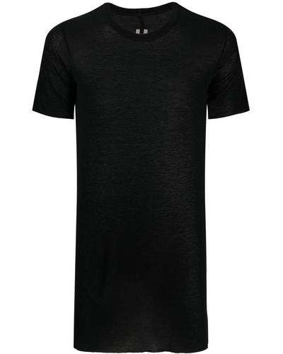 Rick Owens ロングライン Tシャツ - ブラック