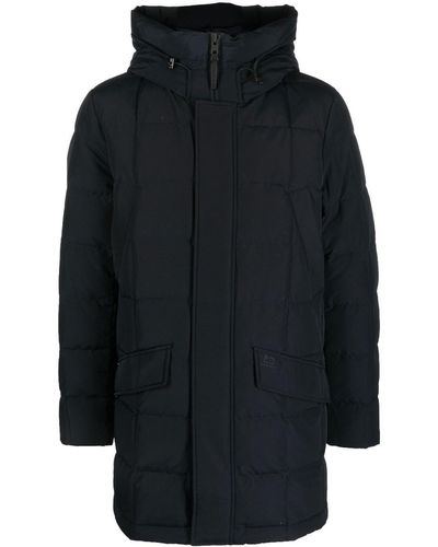 Woolrich Jas Met Trechterhals - Blauw