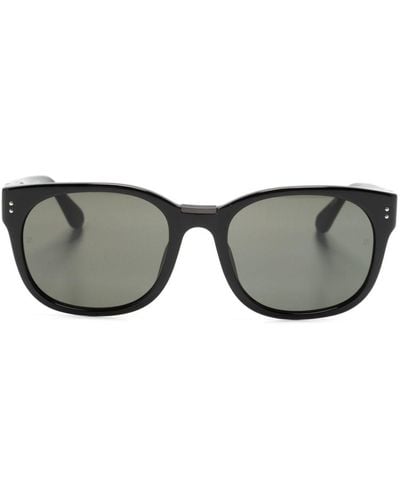 Linda Farrow Cedric Square-frame Sunglasses - Grey