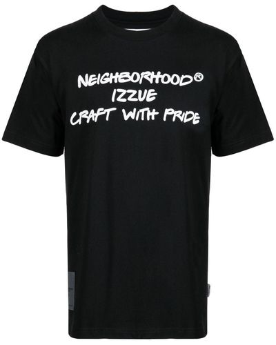 Izzue T-shirt Met Logoprint - Zwart