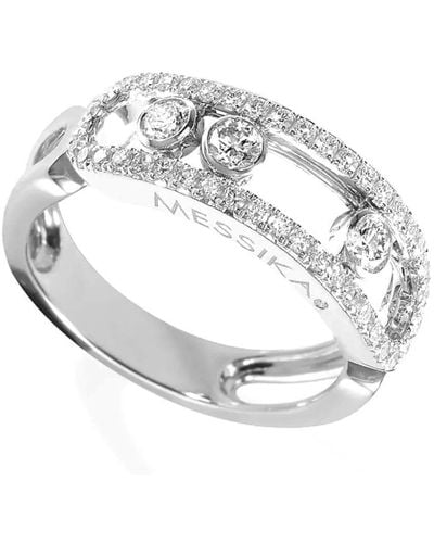 Messika Anillo Move Classique en oro blanco de 18 ct con diamantes