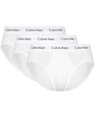 Calvin Klein 3-er Pack Slips - Weiß