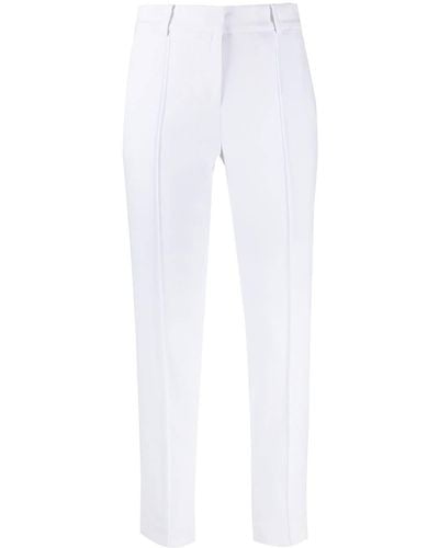 MICHAEL Michael Kors Pantalones slim de talle alto - Blanco
