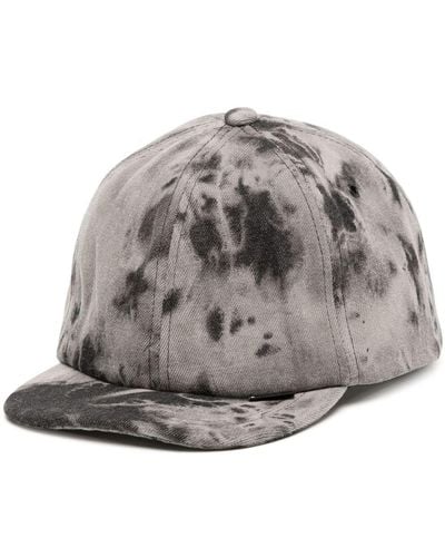 PS by Paul Smith Clouds Denim Baseball Cap - Gray