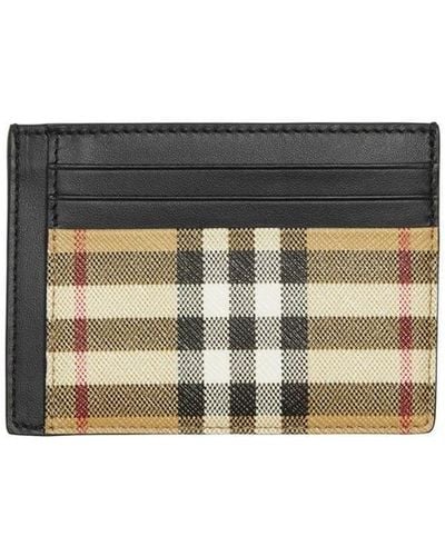 Burberry Tarjetero con motivo Vintage Check - Multicolor