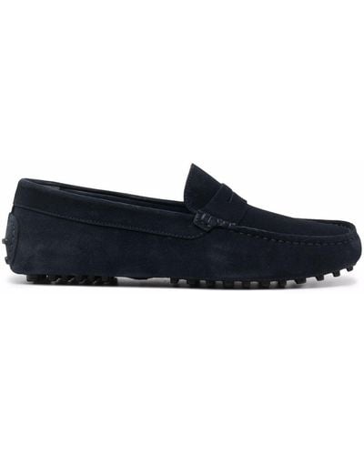 SCAROSSO Michael Suede Loafers - Blue