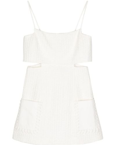 Alexis Cut-out Mini Dress - White