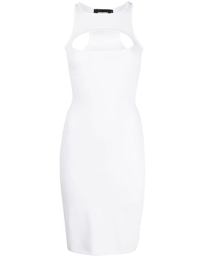 DSquared² Cut-out Knitted Dress - White