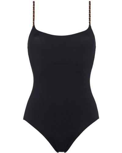 Eres Carnaval Twisted-straps Swimsuit - Black