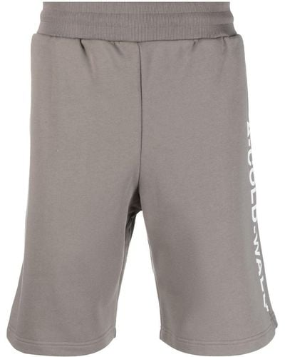 A_COLD_WALL* Essentail Logo-print Track Shorts - Grey