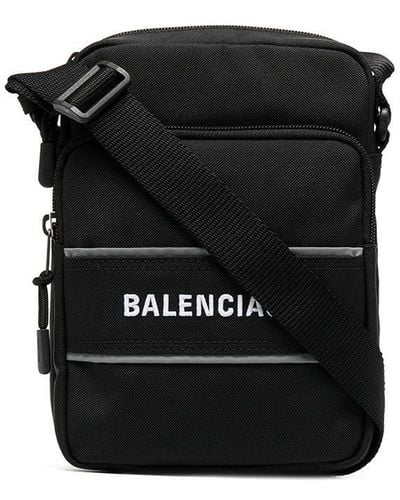 Balenciaga Sacoche Sport à logo brodé - Noir
