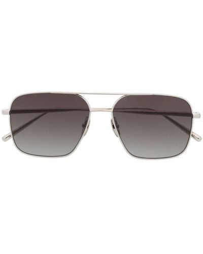 Chimi Tilted Square-frame Sunglasses - Grey