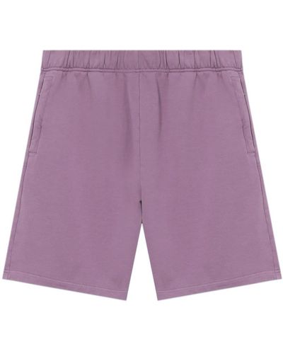 Chocoolate Logo-appliqué Track Shorts - Purple