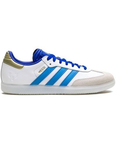 adidas X Lionel Messi Samba Sneakers - Blauw