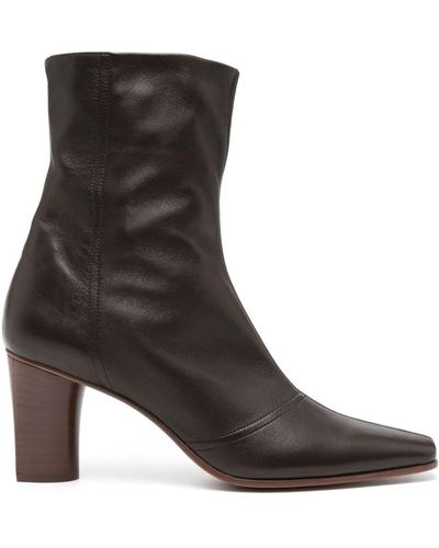 Michel Vivien Famous 75mm Calf Boots - Brown