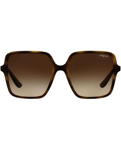 Vogue Eyewear Tortoiseshell Oversized-frame Sunglasses - Brown