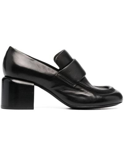 Officine Creative Ethel 60mm Leather Court Shoes - Black