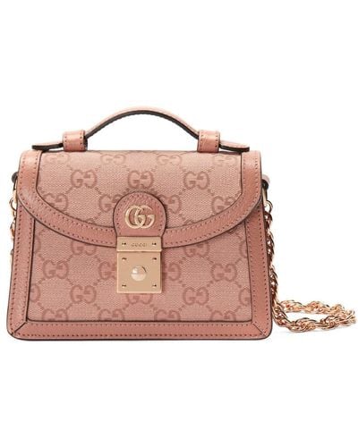 Gucci Mini Ophidia Shoulder Bag - Pink