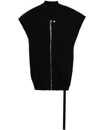 Rick Owens Gilet Jumbo Flight - Noir