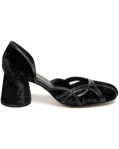 Sarah Chofakian Albert 55mm Court Shoes - Black