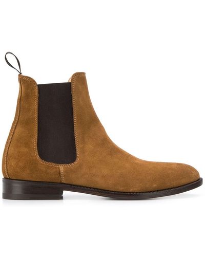 SCAROSSO Caterina Chelsea Boots - Brown