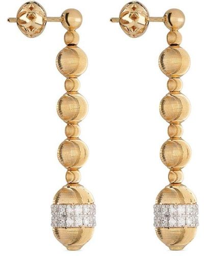 Officina Bernardi 18kt Yellow Gold Empire Diamond Earrings - Metallic