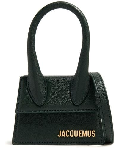 Jacquemus Chiquito Moyen レザーハンドバッグ - ブラック