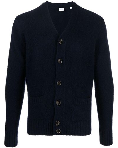 Aspesi Button-up Wool Cardigan - Blue