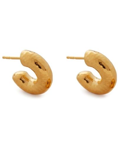 Monica Vinader Siren Muse Chunky Hoop Earrings - Metallic