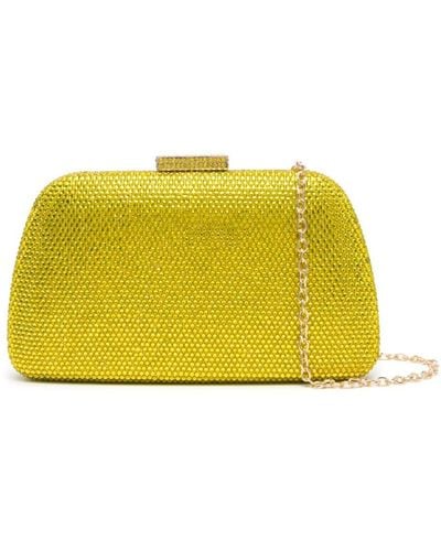 Serpui Josephine Crystal-embellished Mini Bag - Yellow