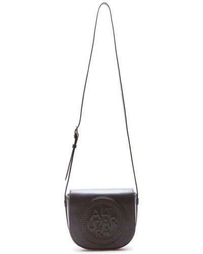 Altuzarra Medallion Leather Crossbody Bag - White